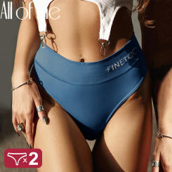 2PCS/Set High Waist Bodyshaper Panties Women Underwear Thong Lingerie Shapewear Panties Female Sexy G-String T-back 12 Colors