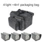 4pcs and a bag
