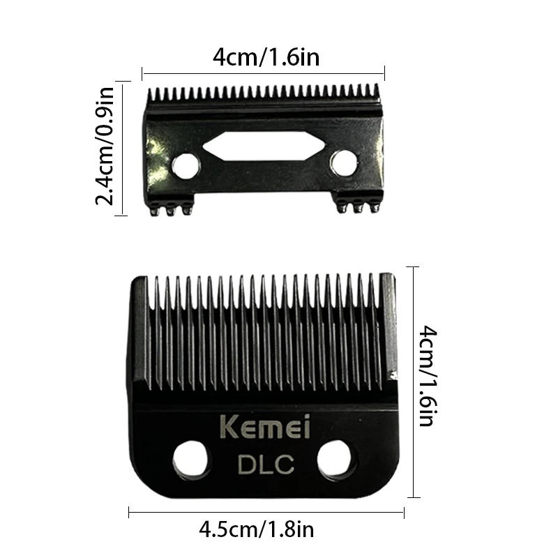 Description Picture 3 of itemKemei 2373 Original Replacement Blade Head Professional Electric Hair Clippers Knife Head Parts Accessories Hair Trimmer Blade