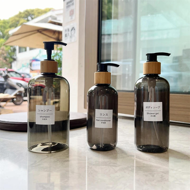 Description Picture 4 of itemSoap Dispenser Reusable Hand Pump Dispenser Bottle Refillable Plastic Bottles Shampoo Shower Gel Lotion Liquid Empty Container