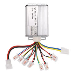 36V 800W Electric Scooter Controller Aluminium Alloy Housing High Temperature Resistant Wire Bicycle Brushed Controller