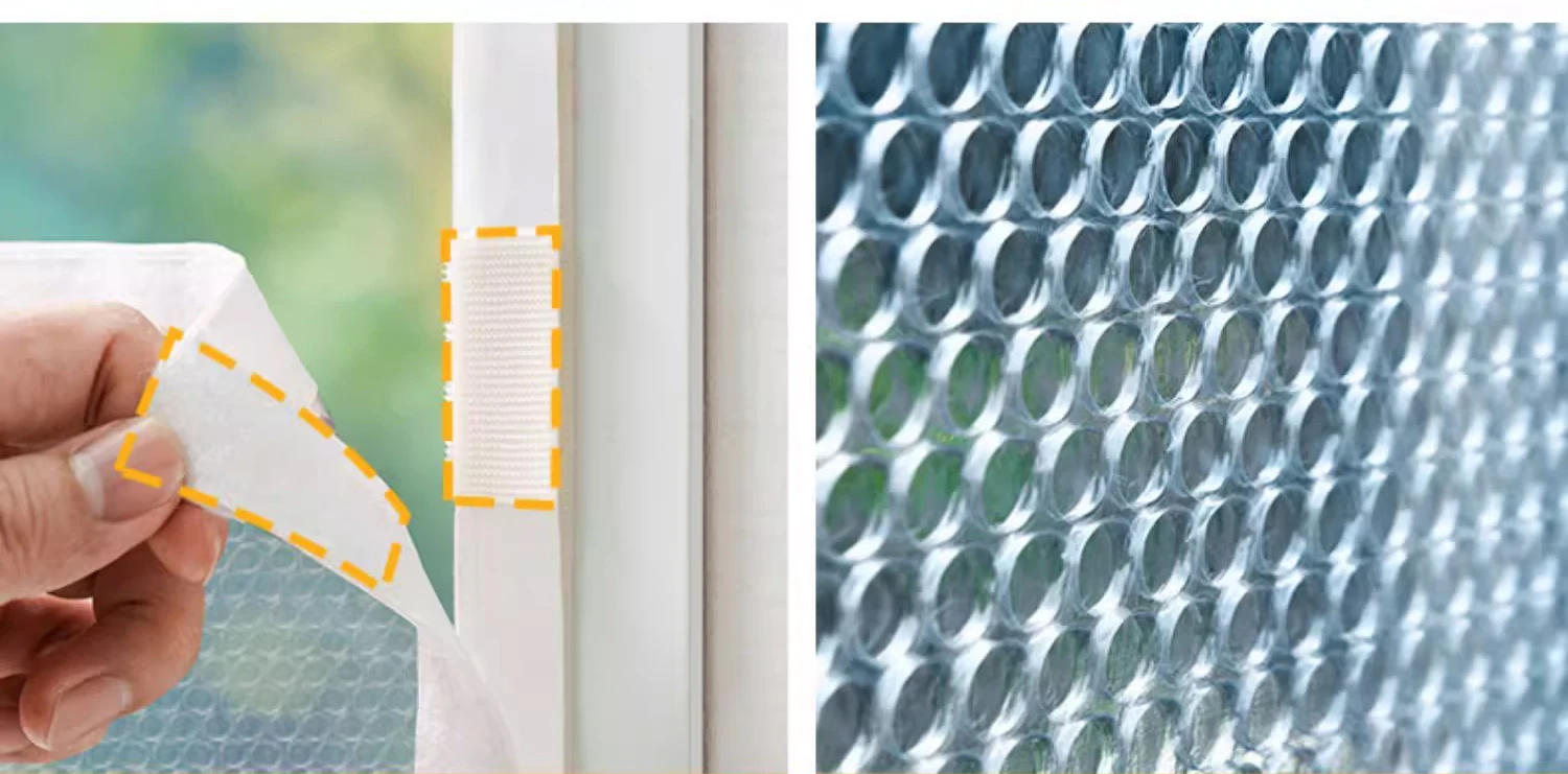 Description Picture 5 of itemWinter window windproof sealing window anti freezing moisture-proof thickening double-layer windproof cold insulation curtain
