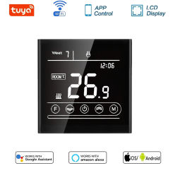 Smart WiFi Touch Screen Thermostat Temperature Controller 95~240V Electric Floor Heating Gas Boiler Works with Alexa Google Home