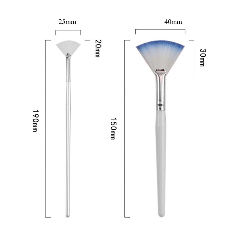 Description Picture 4 of itemPractical Facial Brushes Fan Makeup Brushes Portable Mask Brush Cosmetic Tools for Women Flexible Facial Soft Mask Applicator