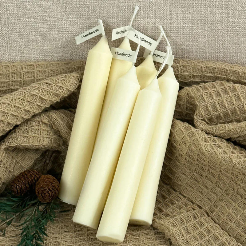Description Picture 3 of item1PC 6 Hole Silicone Candle Mold DIY Long Rod Cylindrical Scented Candle Soap Crafts Making Home Dinner Decoration Supplies