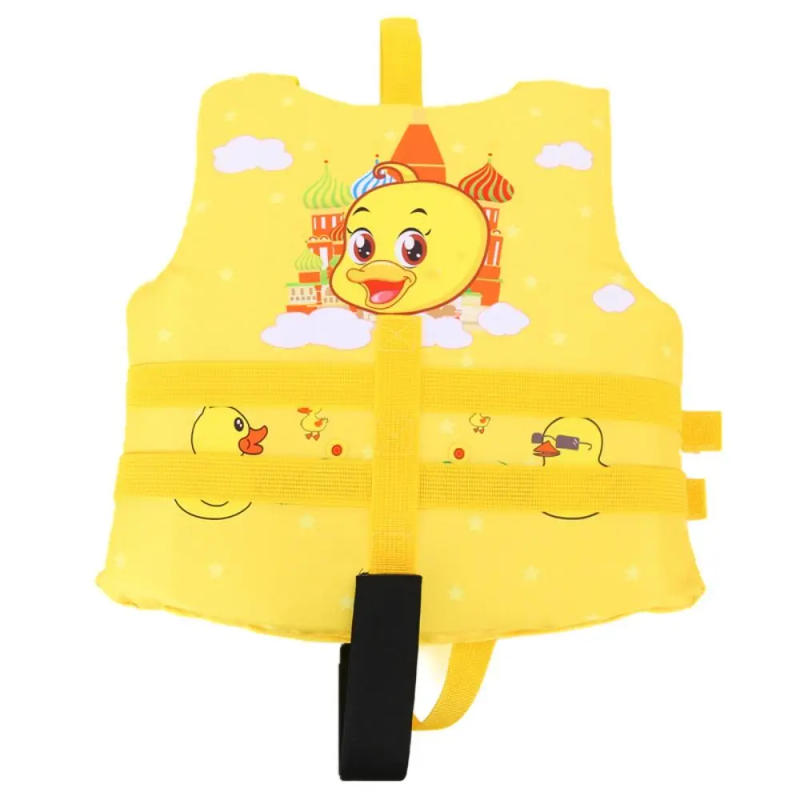 Description Picture 2 of itemChildren's Life Jacket Swimming Jacket Kids Life Vest Buoyancy Froth Floating Jacket Cartoon Blue Baby Buoyancy Suit Boy