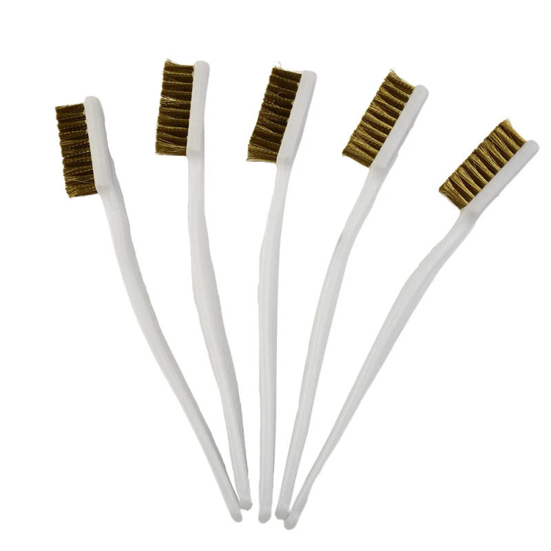 Description Picture 2 of item5PCS 3D-Printer Cleaner Tool Brass Wire Toothbrush Copper Brush Handle For Nozzle Heater Block Hotend-Cleaning Hot Bed Parts