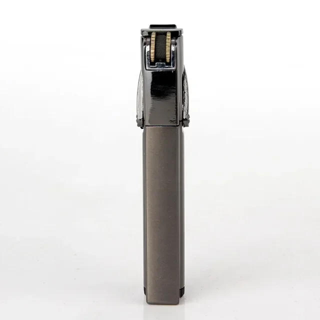 Description Picture 3 of item2024 New Portable 1300 C Compact Jet Gas Turbo Torch Butane  Lighter Strip Fixed Fire Windproof Metal Cigar Lighter Cigarette