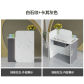 white-gray L 80cm