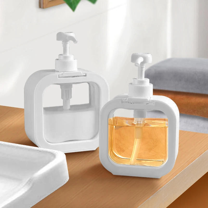 Description Picture 2 of item300/500Ml Kitchen Liquid Soap Dispenser Empty Pump Shampoo Bottle Dish Soap Container Bathroom Shower Gel Laundry Liquid Storage
