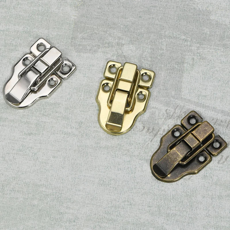 Description Picture 6 of item2pcs Vintage Lock Antique Metal Jewelry Chest Box Gift Box Suitcase Case Buckles Toggle Hasp Latch Catch Clasp Toolbox Lock