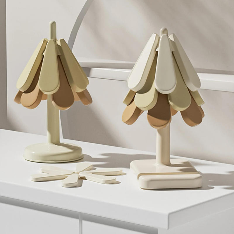 Description Picture 5 of itemSilicone Tree Trivet Set Innovative Tree Shape Trivet Set For Wood Table