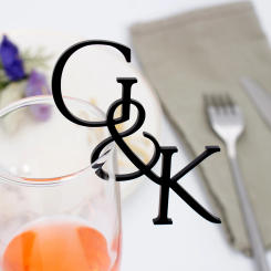 Personalized Cut Wedding Drink Tags, Glass Topper, Drink Stirrers, Bar Sign, Glass Marker, Acrylic Wine Charms, 10, 20, 50Pcs