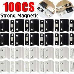 Strong Magnetic Door Stopper Cabinet Door Catches Latch Furniture Doors Magnetic lock Cupboard Ultra Magnetic Door Suction Tool
