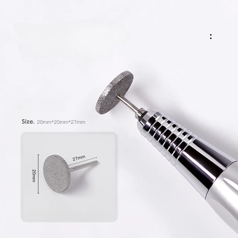 Description Picture 6 of itemNail Diamond Metal Drill Bits Disc Bit for Dead Skin Callus Electric Foot File Callus Remover Shaft for Nail Salon Grinding Head