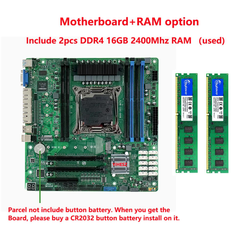 Description Picture 5 of itemXeon E5 NAS Motherboard C612 10 SATA 4*2.4G LAN Port LGA2011 NAS Board 2*M.2 4 Channel 6*DDR4 DIMM With PCIE Support E5 2680V4