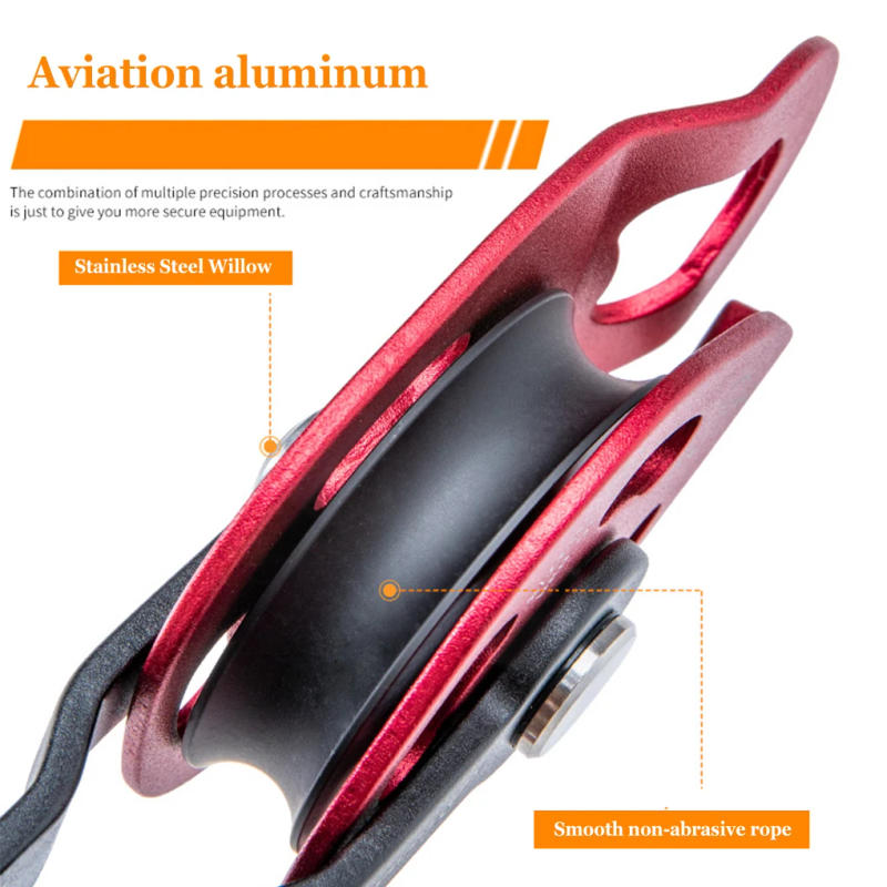 Description Picture 4 of itemClimbing Pulley Professional Durable Rock Climb Accessory Firm Load-bearing Ascender Lifter Equipment for Outdoor Sport Rescue