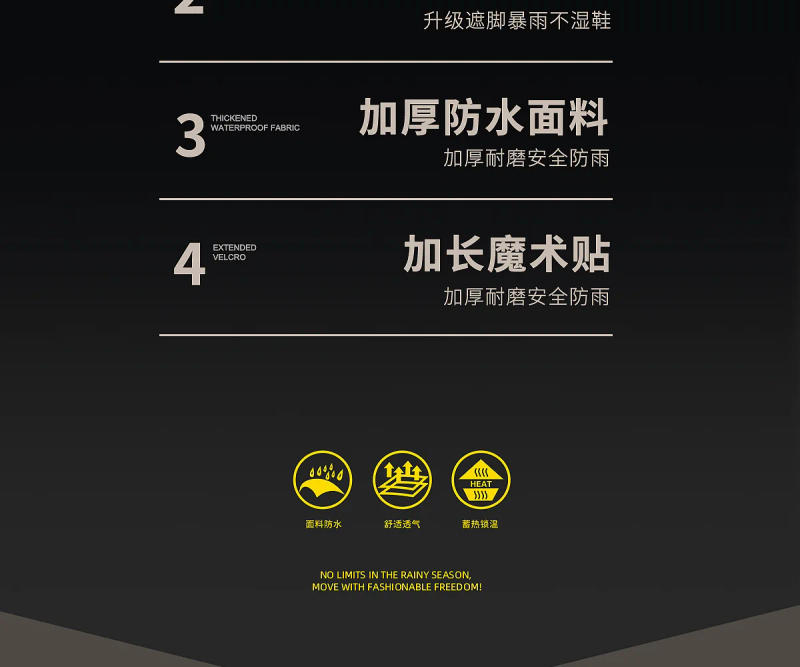 Description Picture 5 of itemRaincoat Wholesale plus-Sized Thicken and Lengthen Adult Motorcycle Poncho Explosion-Proof Rain Rain Gear