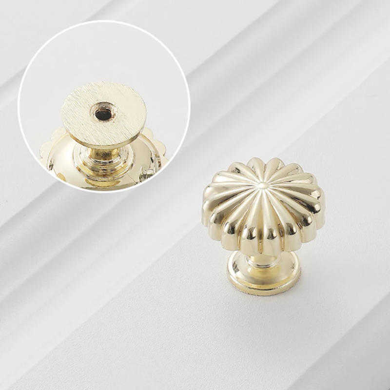 Description Picture 4 of item5pcs Zinc Alloy Cabinet Knobs Gold Dresser Knobs Drawer Pulls Kitchen Cupboard Hardware Furniture Handles