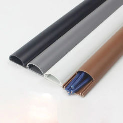 Durable Floor Cord Cover Cord Protector Extension Wiring Duct Protector Power Cable Protector Wire Organizer Electric Wire Slot