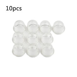 10pcs Transparent Fuel Pump Carburetor Primer Bulb For Chainsaws Blower Trimmer Brushcutter Trimmer Lawn Mower Oil Cup Bulb