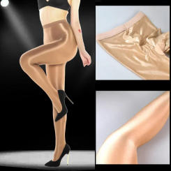 Sexy 70D Shaping Flash Pantyhose Womens Leggings Shiny Oil Satin Tights Underwear Dance Singer Reflective Stockings DS Nightclub