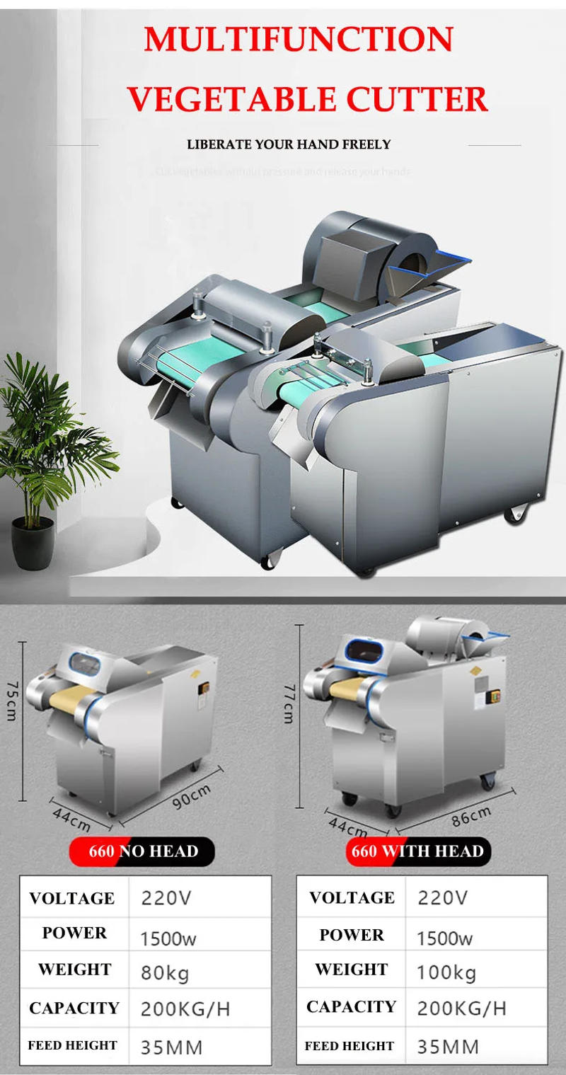 Description Picture 2 of itemVegetable Cutting Machine Electric Business Cut Green Leafs Salad Herbs Cut Strips