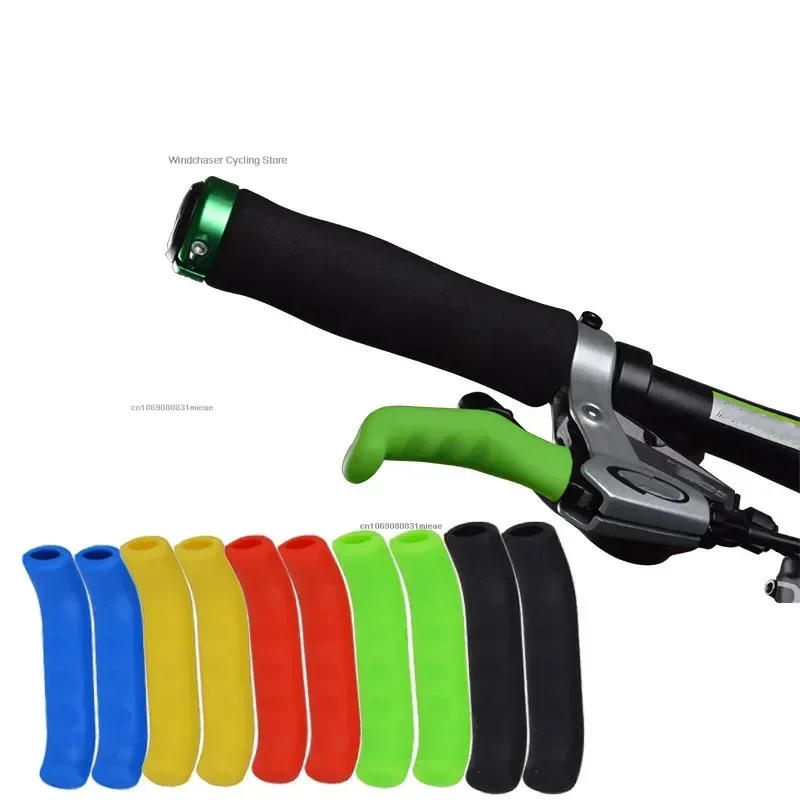 Description Picture 3 of itemBicycle Brake Handle Cover Silicone MTB Grips Bicycle Handlebar Protect Cover Anti-slip Bicycle Protective Gear Bike Accessories