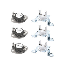 3 Pack DC96-00887A & DC47-00018A Dryer Thermal Fuse and Thermostat Kit Fit Samsung Dryer Heater