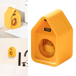 Cute Rechargeable Auto Soap Dispenser 6.8oz/200ml Electric Wall Mount Soap Pump Hands Free Soap Dispenser for Bathroom Kitchen