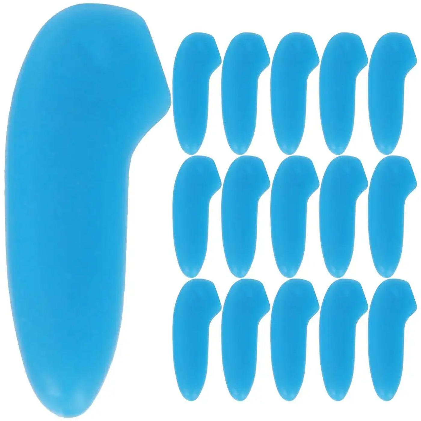 Description Picture 2 of item25 Pcs Plastic Blade Tip Protector Cover Sleeve For Blades Saver Straight Curved Guard Holder Storage Transport Safety