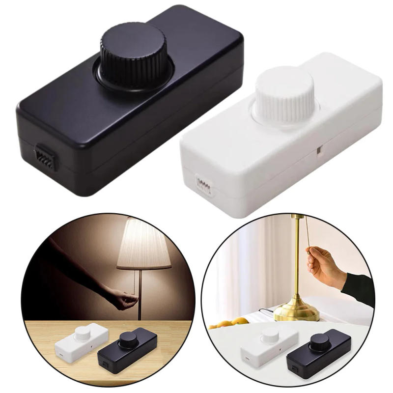 Description Picture 2 of itemDimmer Rotated Switch Smooth Flicker-free Back-cut Dimmer 220V Thyristor Dimmer For Home Table Lamp Light Adjustment