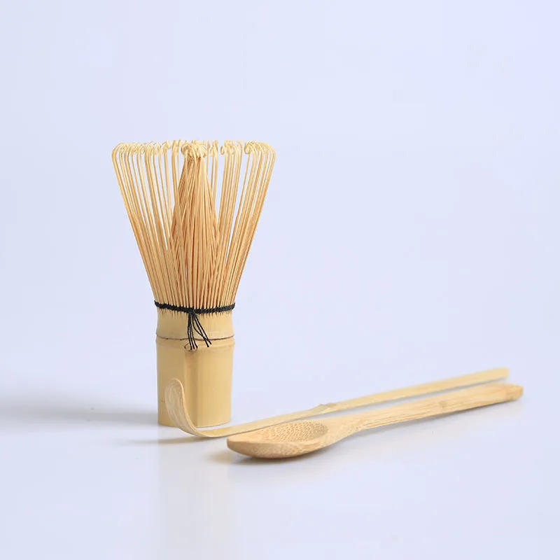 Description Picture 4 of item3PCS Tea Set Brush Matcha Whisk Tea Spoon Set Simply Chinese Style High Quality Bamboo Japanese Teaware Set Tea-making Tools