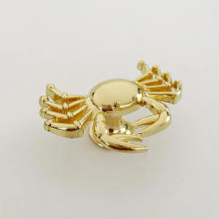 Cabinet Knob Handle For Furniture And Drawers Cupboard Door Handles Pulls Drawer Knob Gold Dresser Knob Plant Animal Handle