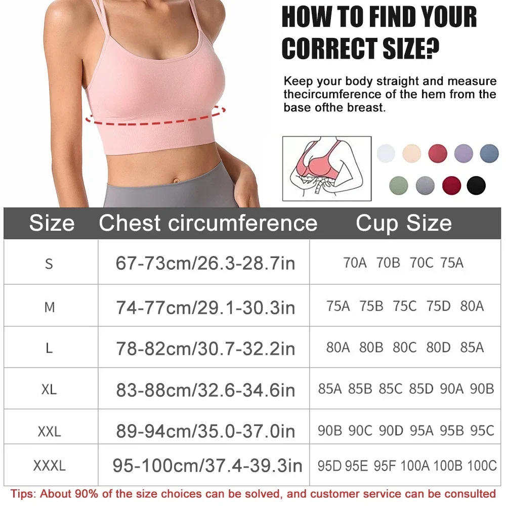 Description Picture 3 of item1PC Cross Back Sports Bra for Women – Padded Yoga Bralette w/Criss Cross Straps – Low Impact Workout Top for Gym,Running,Pilates