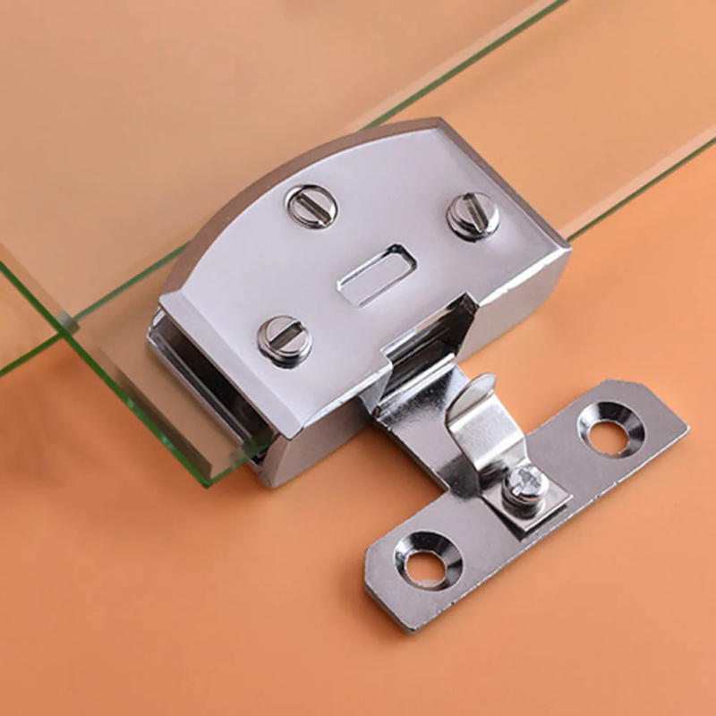 Description Picture 5 of item1PC Bathroom Shower Glass Door Hinges Cabinet Cupboard Hardware Clamp Furniture Hardware Accessories