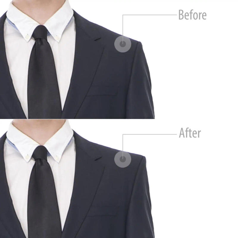 Description Picture 5 of item6/9/12Pairs 1/2'' Sewing Shoulder Pads Women Men Shoulder Pads Foam Pads For Knitwear Blazer Coat T-Shirt Clothing Garment