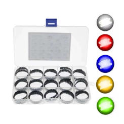 750pcs LED Diode Lights Assorted Kit Multiple Color 0603 0805 1206 LED Emitting Diodes For Vehicle Display Lighting DJ Equip