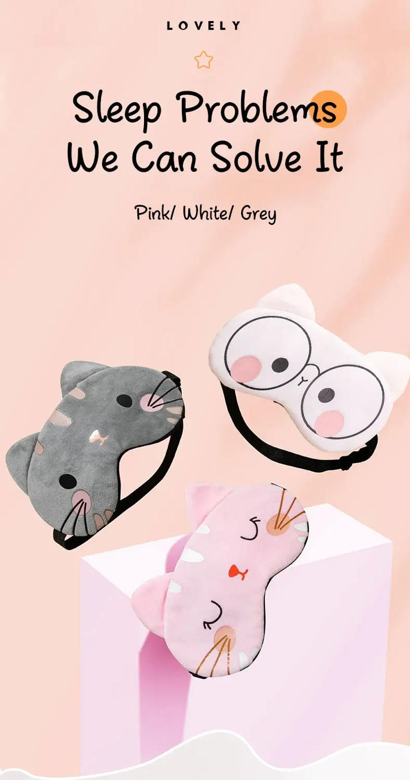 Description Picture 4 of itemEye Mask for Sleeping Eye Patch Shading Sleep Eyepatch Women Travel Relax Cover Eyeshade Health Sleeping Shield Eye Care Tools