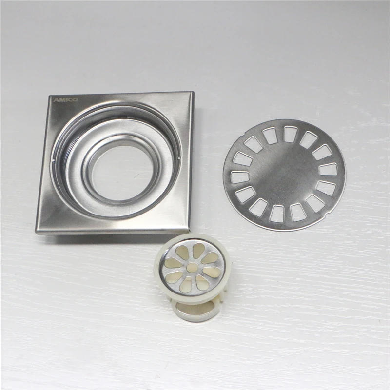 Description Picture 5 of item304 Stainless Steel Floor Drain Ordinary Bathroom Toilet Kitchen Balcony Dedicated To Prevent Odor Shower Drain Thick