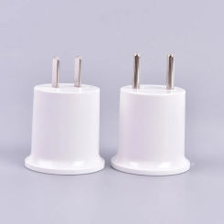 1pc E27 Lamp Base To EU/US Plug Socket Lamp Holder Converter Adapter Light Bulb Lamp