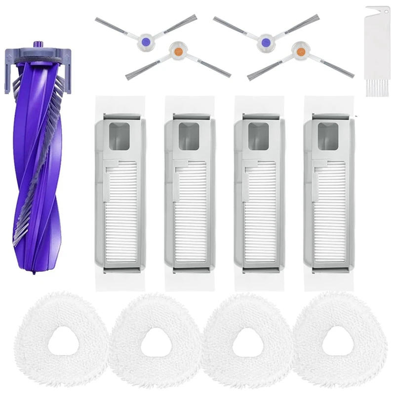 Description Picture 2 of itemFor Narwal Freo X Ultra Robot Vacuum Cleaner Main Side Brush HEPA Filters Mop Cloth Pads Accessories