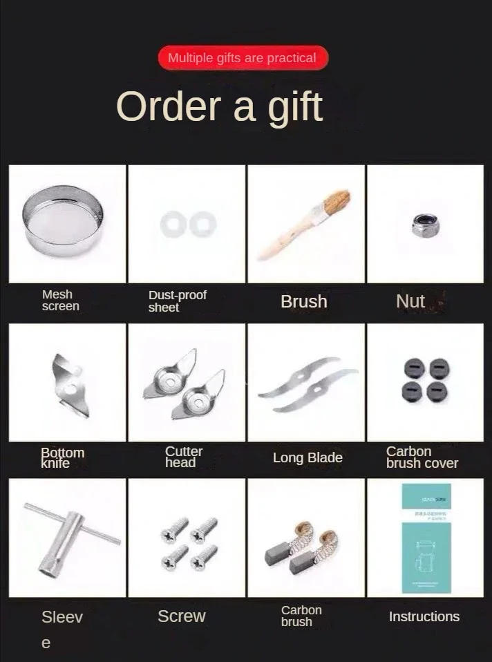 Description Picture 2 of item1000/1500/2000g Coffee Grinder Machine 4100W Home Stainless Steel Grains Spices Medicinal Herbs Dry Food Grinder Crusher