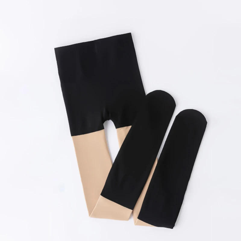 Description Picture 5 of itemWarm Pantyhose Women Patchwork Colours Thick Tights Slim Fleece Stockings Winter Thermal Pantyhose Woman Elasticity Pantyhose