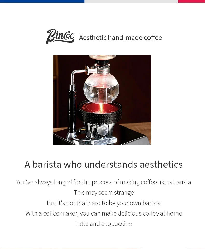 Description Picture 2 of itemBINCOO 400W 220V Siphon Pot Convection Oven Coffee Heater Electric Stove Halogen Light Wave Infrared Heating 750â„ƒ Heat Resistant