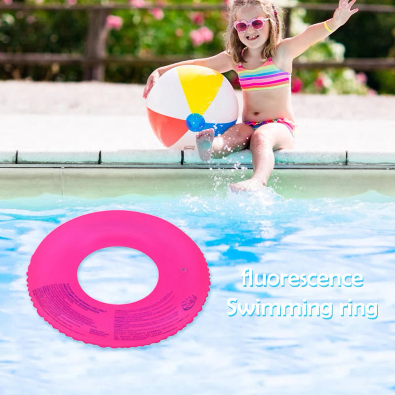Description Picture 6 of itemSwim Tube Inflatable Fluorescent Life Ring for Swimming Beach Water Sports Buoy Summer Inflatable Floating Row