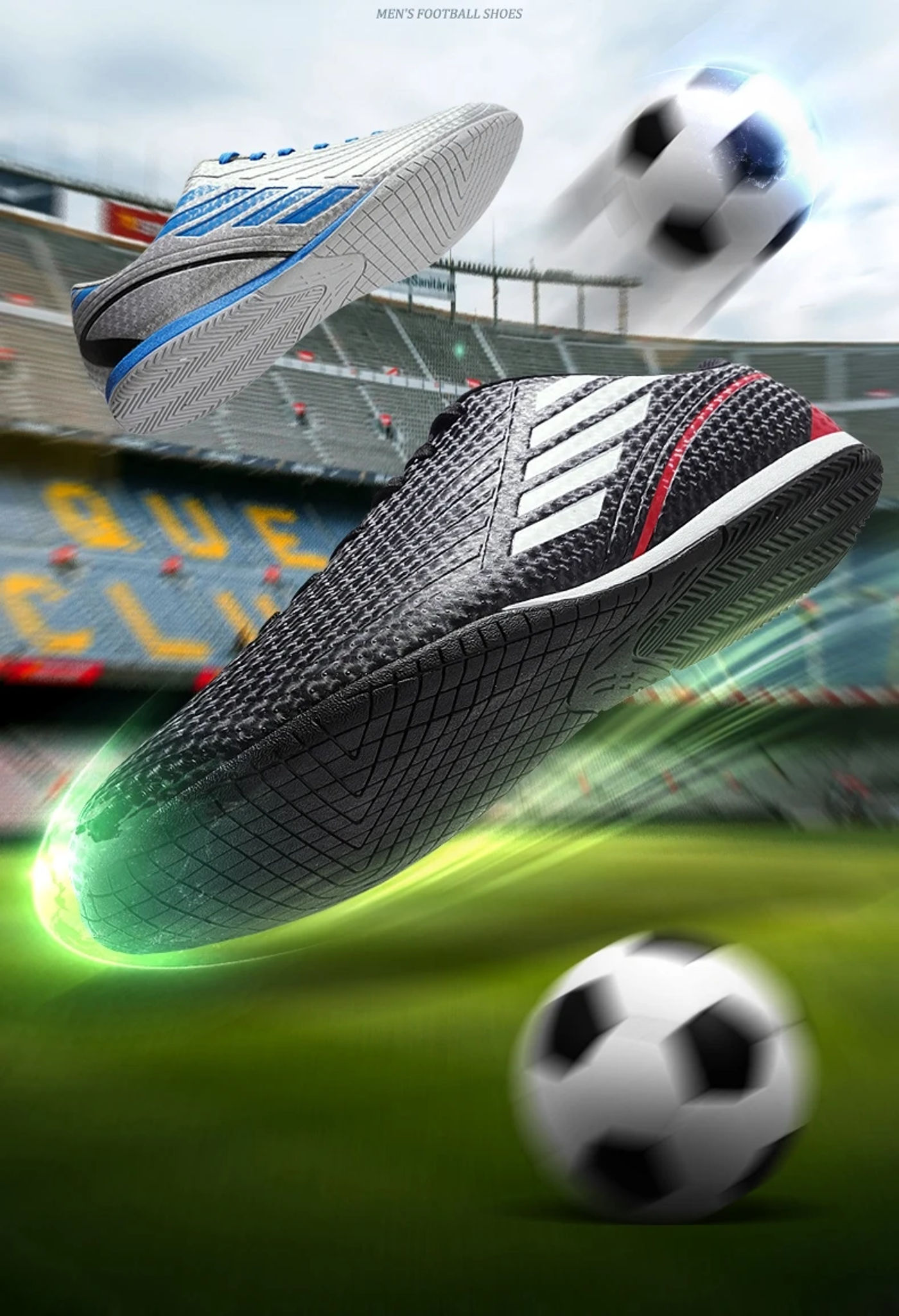 Description Picture 3 of itemSoccer Shoes Original Men Football Boots Child Studded Boots Soccer Tennis Shoes Non-slip Training Sneakers Turf Futsal Trainers