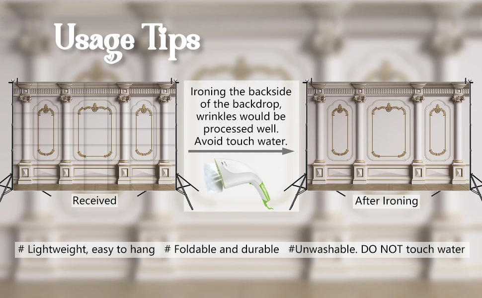 Description Picture 4 of itemMOON.QG Living Room Wall Studio Photoshoot Props Backdrop Vintage Product Photography Background 3D Western Indoor Photocall