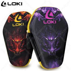 LOKI Table Tennis Racket Case Dragon Pattern Portable Protective Ping Pong Racket Case Bag Hard Shell