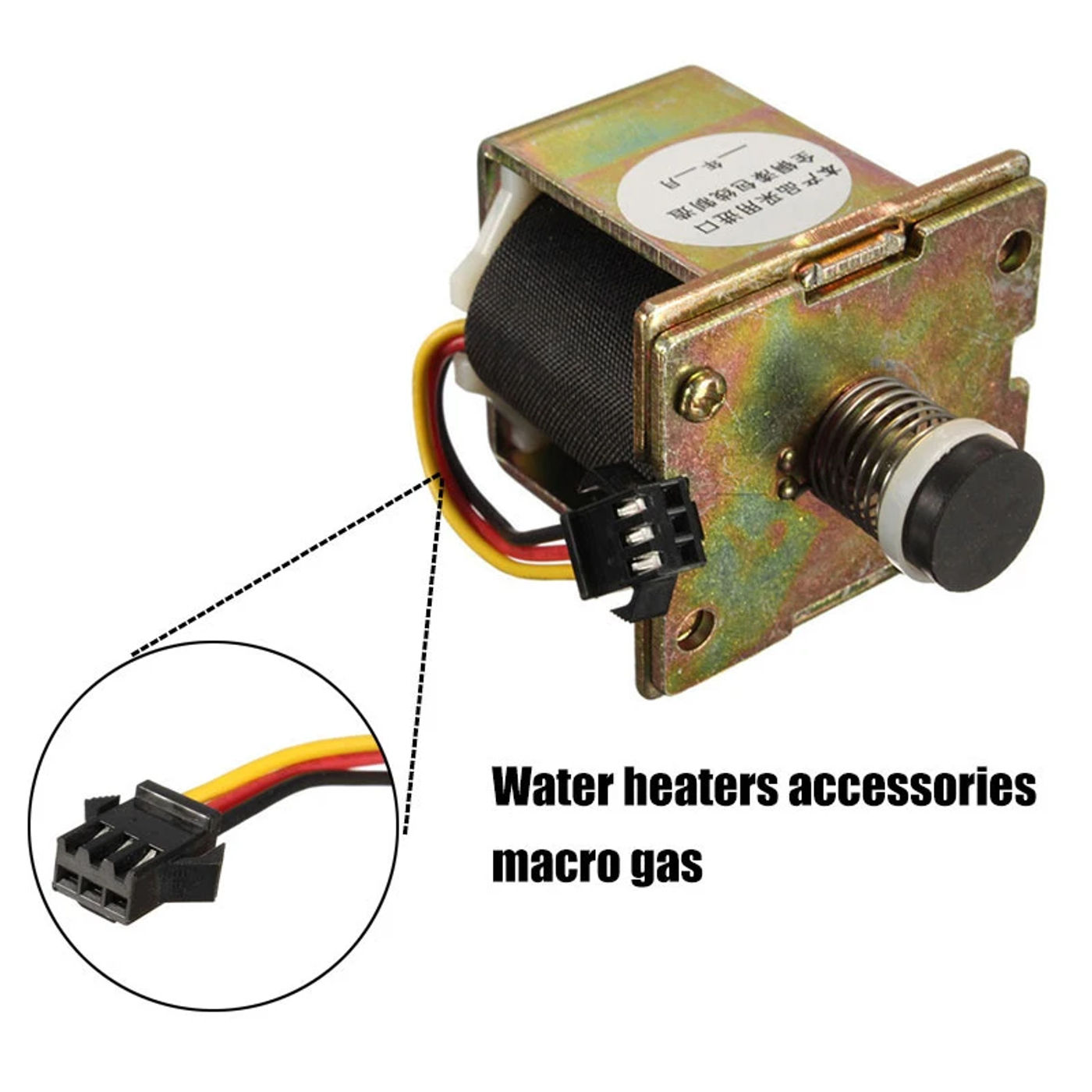 Description Picture 2 of itemUniversal Gas Solenoid Valve ZD131-C 3V Electric Heater Air Column Control Unit Accessories with Thread for Water Heating Parts
